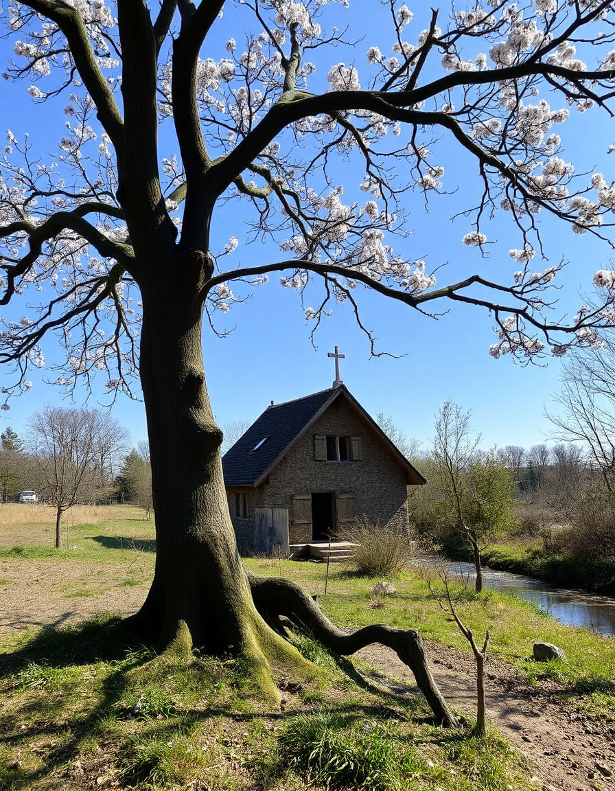 Chapel under the cherry tree